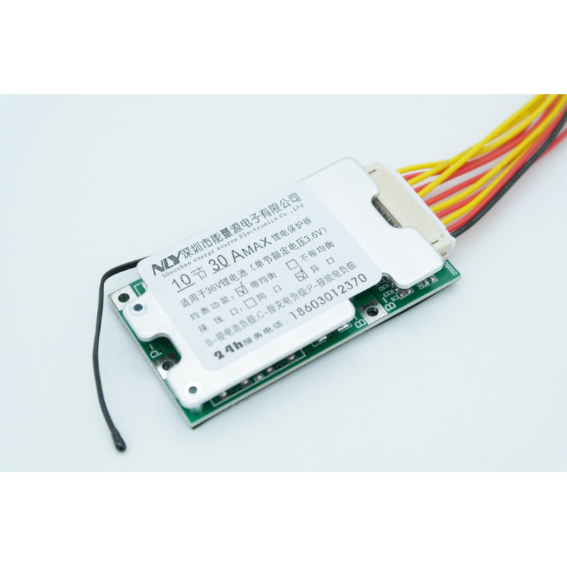 BMS 10S Li-ion 36V 30А не симетрична з балансуванням BMS 10S Li-ion 36V 30А не симетрична з балансуванням
