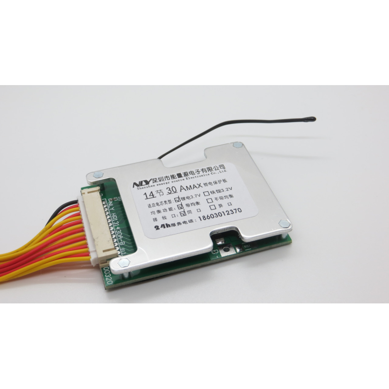 BMS 14S Li-ion 30А з балансуванням, симетрична BMS 14S Li-ion 30А з балансуванням, симетрична