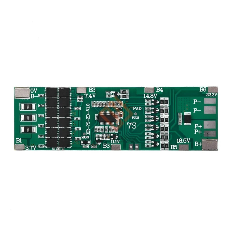 BMS 7S Li-ion 24V 29,4V 30А с балансировкой