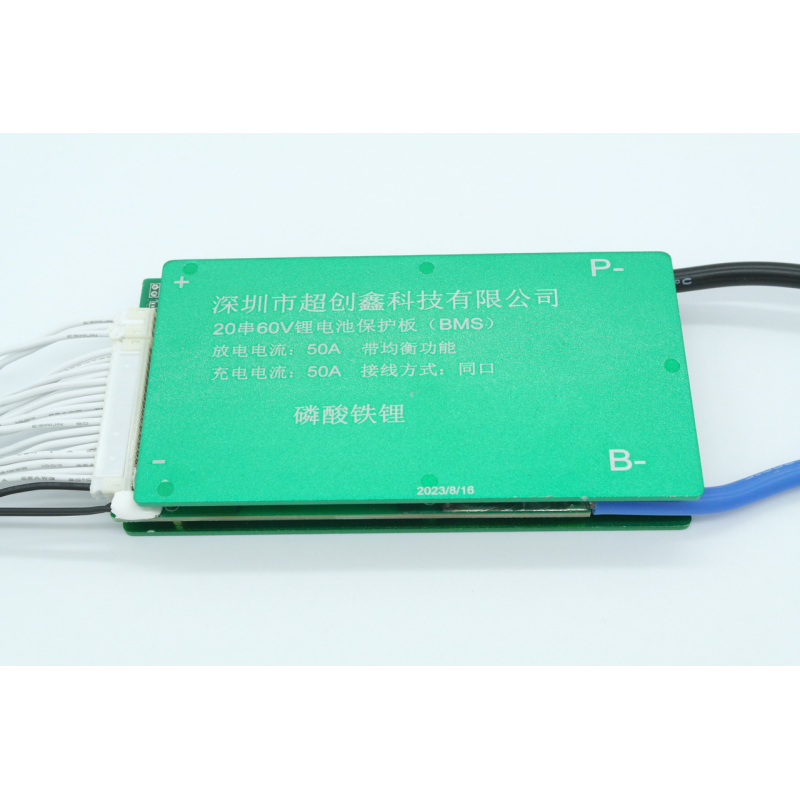 BMS 20S LiFePO4 60V (73v) 50А симетрична з балансуванням BMS 20S LiFePO4 60V (73v) 50А симетрична з балансуванням