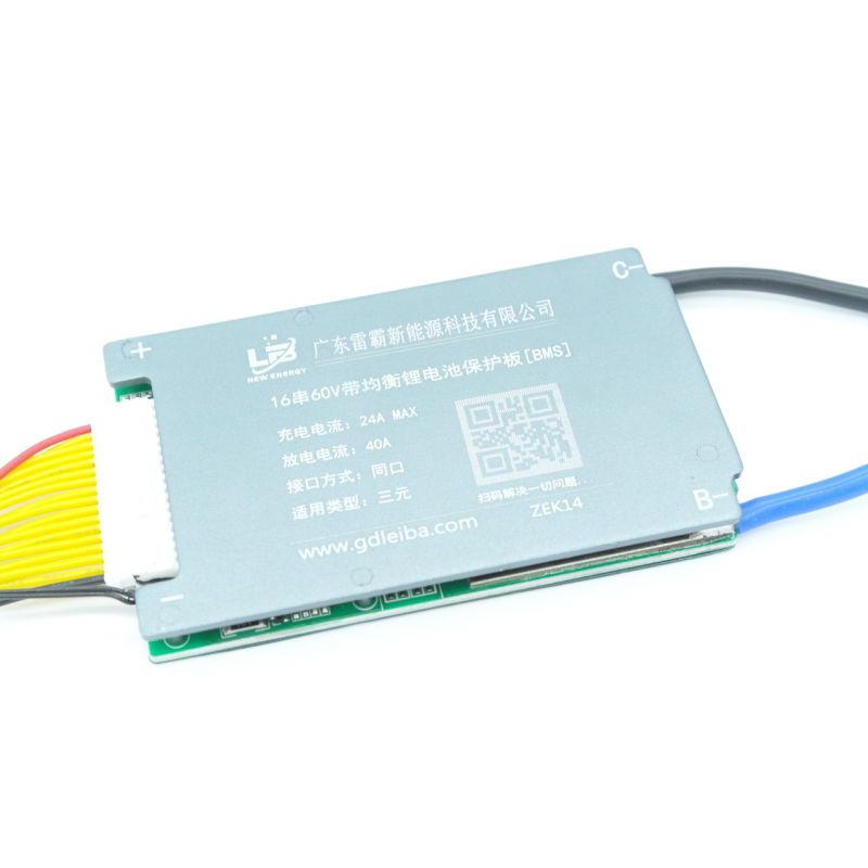 Leiba BMS 16S Li-ion 60 V 40 А з балансуванням симетрична Leiba BMS 16S Li-ion 60 V 40 А з балансуванням симетрична
