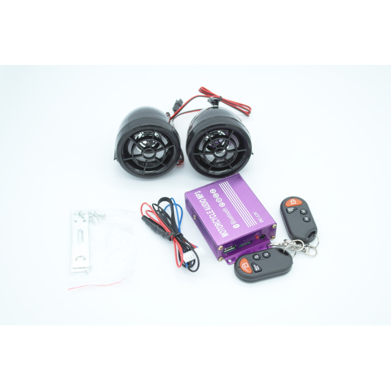 Мотоакустика , USB, Bluethooth, 2x10W 12V сигналізація Мотоакустика , USB, Bluethooth, 2x10W 12V сигналізація