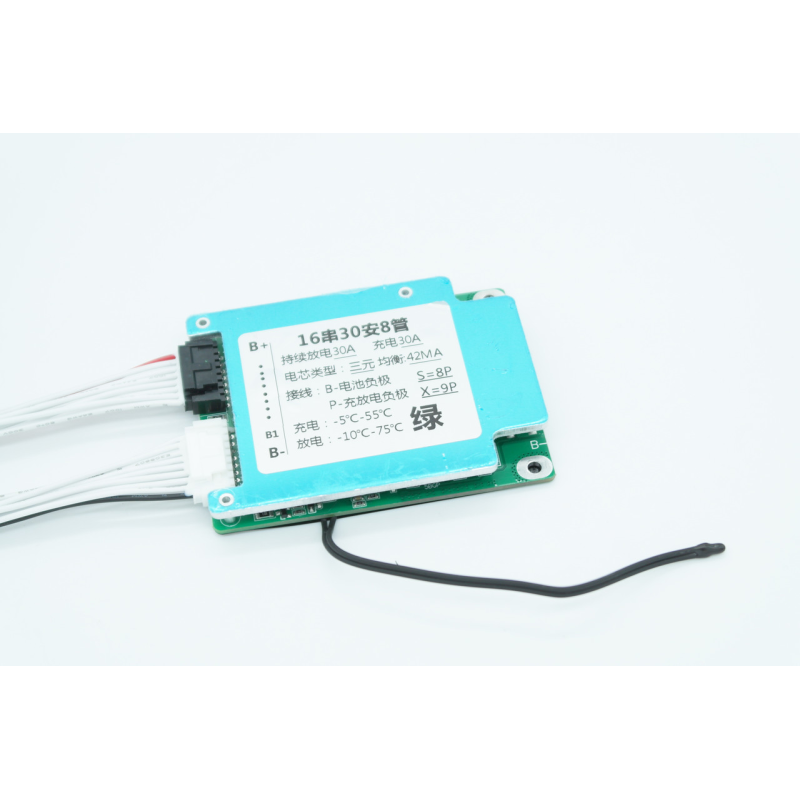 BMS 16S Li-ion 60V 30А симетрична з балансуванням BMS 16S Li-ion 60V 30А симетрична з балансуванням