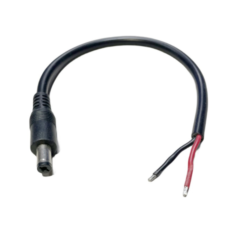Кабель з штекером 5.5*2.5мм 29см 0.75мм AWG 18 Кабель з штекером 5.5*2.5мм 29см 0.75мм AWG 18