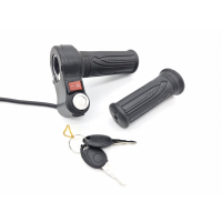 Універсальна ручка газу із замком та кнопрою вмикання