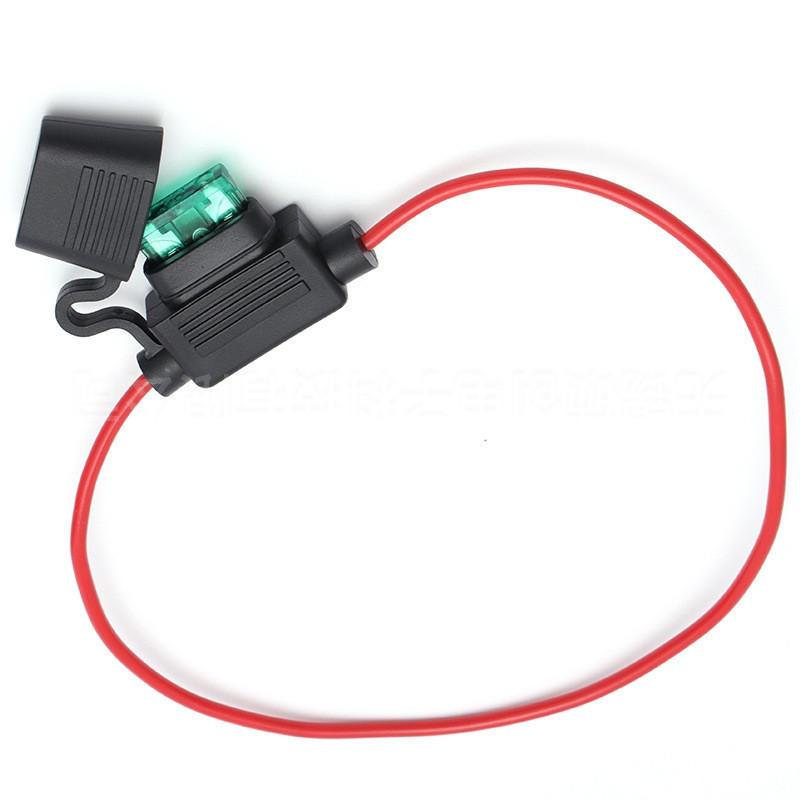 Роз“єм тримач запобіжника FUSE П - образного, з кабелем 2мм2 (14AWG).