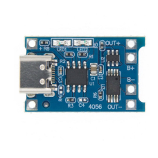 Електронний модуль TP4056 зарядки літієвих акумуляторів, Type-C DC 5 В