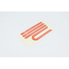 Світловідбиваюча наклейка червона для електросамоката Xiaomi Mi M365