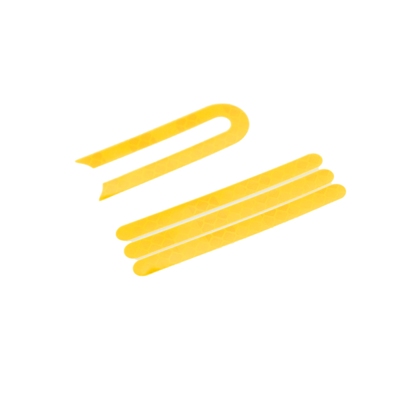 Світловідбиваюча наклейка жовта для електросамоката Xiaomi Mi M365