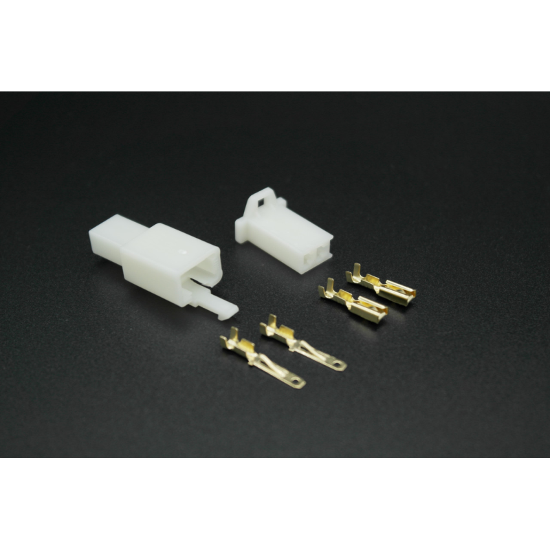 Роз“єм авто 2P 2,8 мм комплект