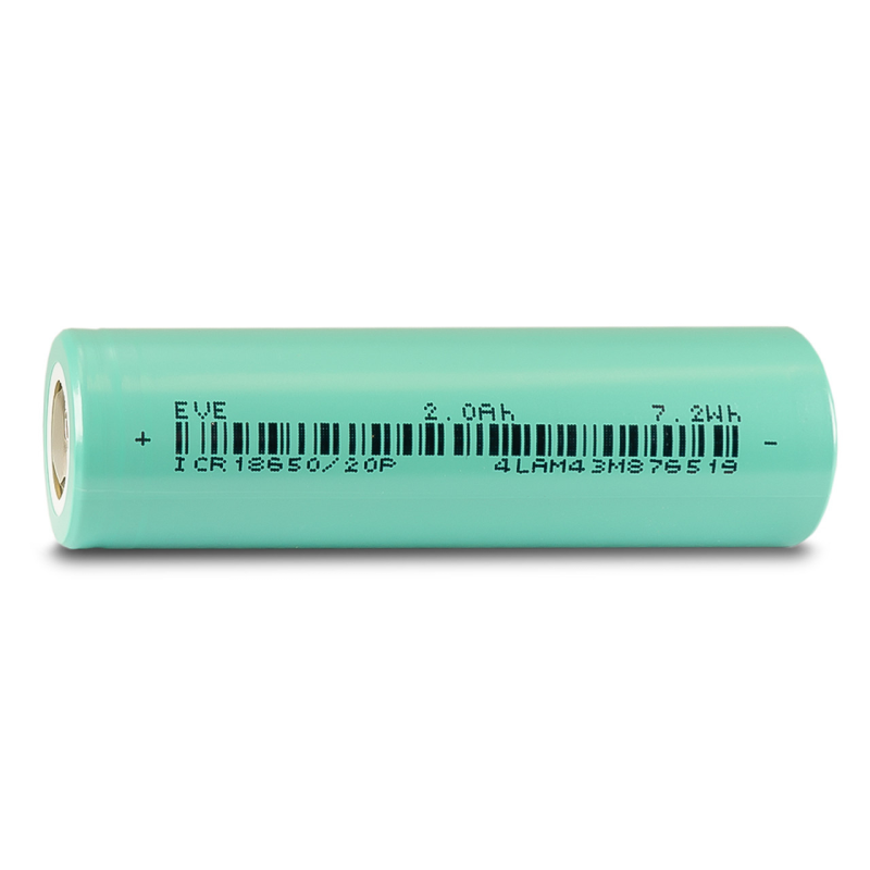 Высокотоковый аккумулятор EVE-ICR18650/20P li-ion 2000mAh 15C 30A Высокотоковый аккумулятор EVE-ICR18650/20P li-ion 2000mAh 15C 30A